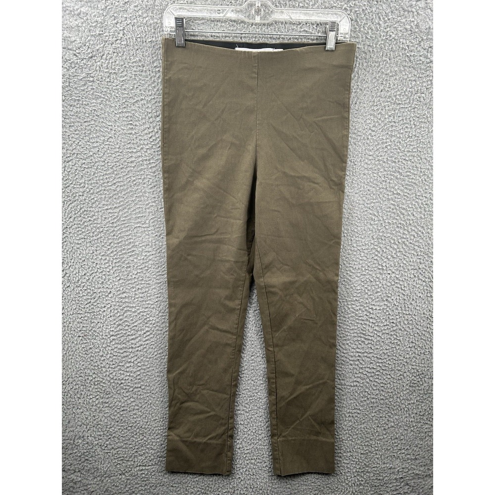 Gretchen Scott Pants Womens Small Olive Green Gripeless Stretch Pull On Ladies S